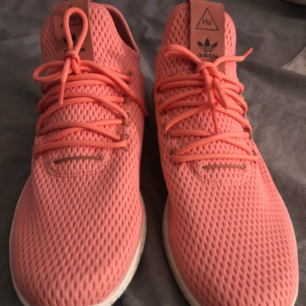 adidas x pharrell williams Hu Pink Shoes 10.5
